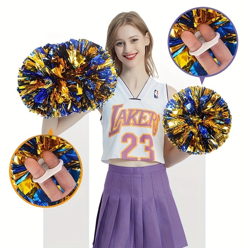 2pcs Cheering Poms Handheld Props Dancing Supplies