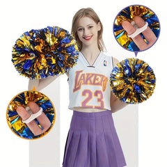 2pcs Cheering Poms Handheld Props Dancing Supplies