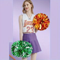 2pcs Cheering Poms Handheld Props Dancing Supplies