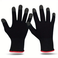 2pcs Sweat Anti-scratch Game Finger Sleeve Gloves