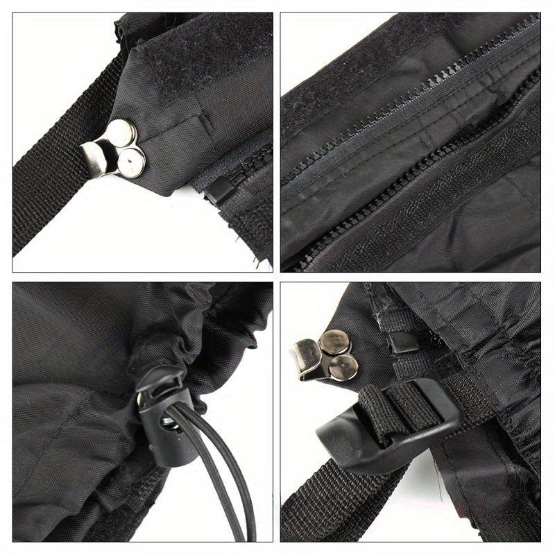 Sandproof Leg Gaiter with Zipper for Outdoor Activities