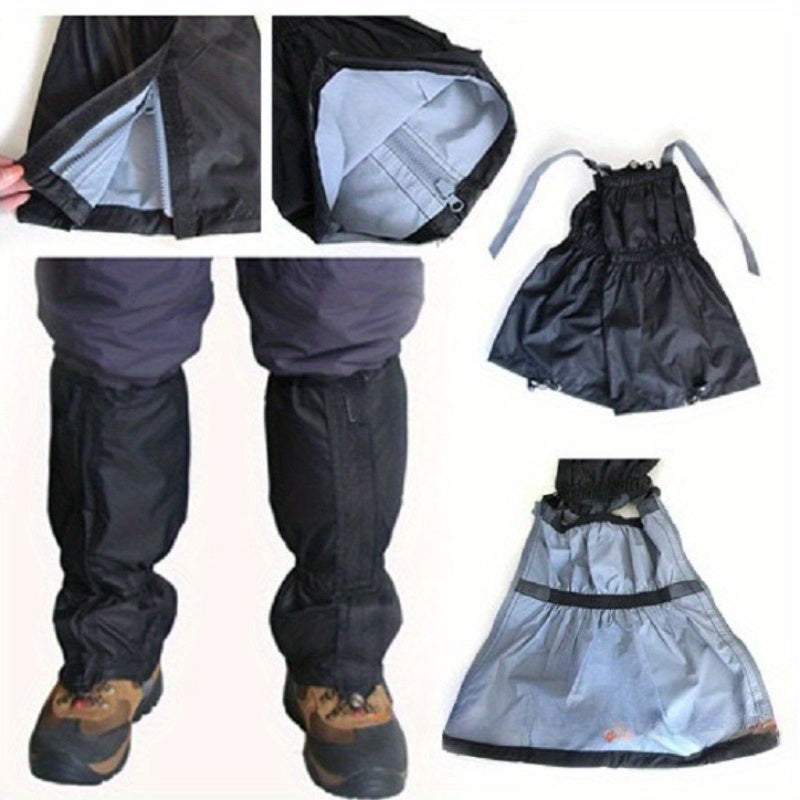 Sandproof Leg Gaiter with Zipper for Outdoor Activities