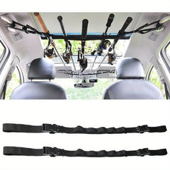 2pcs Adjustable Fishing Rod Holder Storage Belts