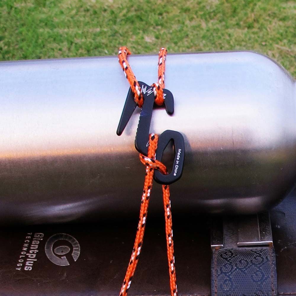 Aluminum Alloy Hook Rope Tightener for Camping and Outdoor