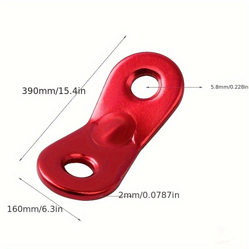 10pcs Stainless Steel Rope Fixing Buckles for Camping