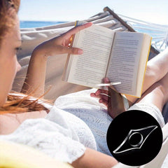 Acrylic Book Expander Thumb Reading Support Rack Bookmark Clip Page