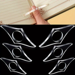 Acrylic Book Expander Thumb Reading Support Rack Bookmark Clip Page