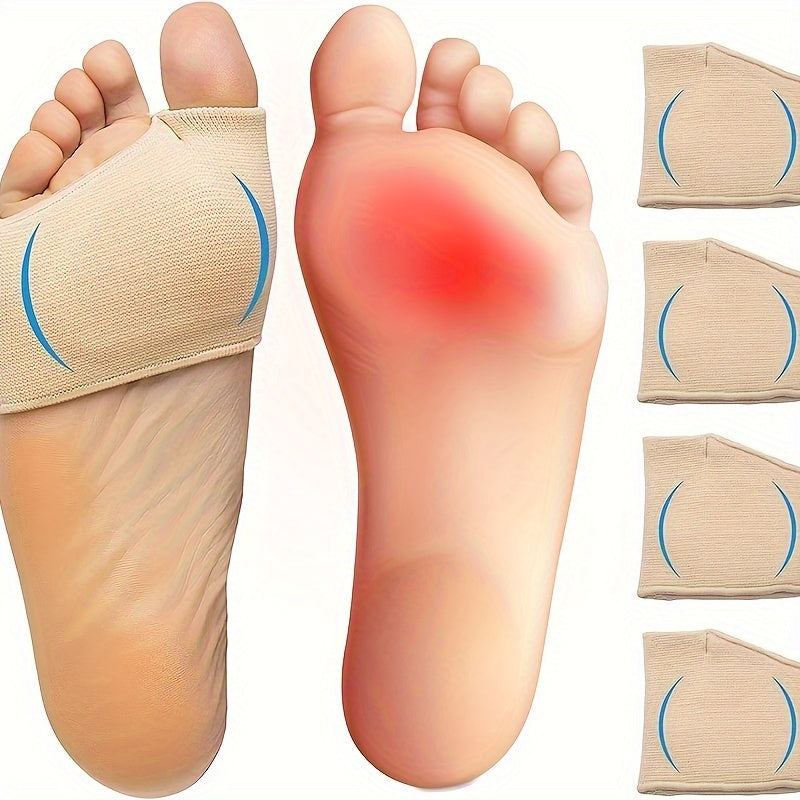 Metatarsal Pads Fabric Socks 4pcs Foot Cushion Support
