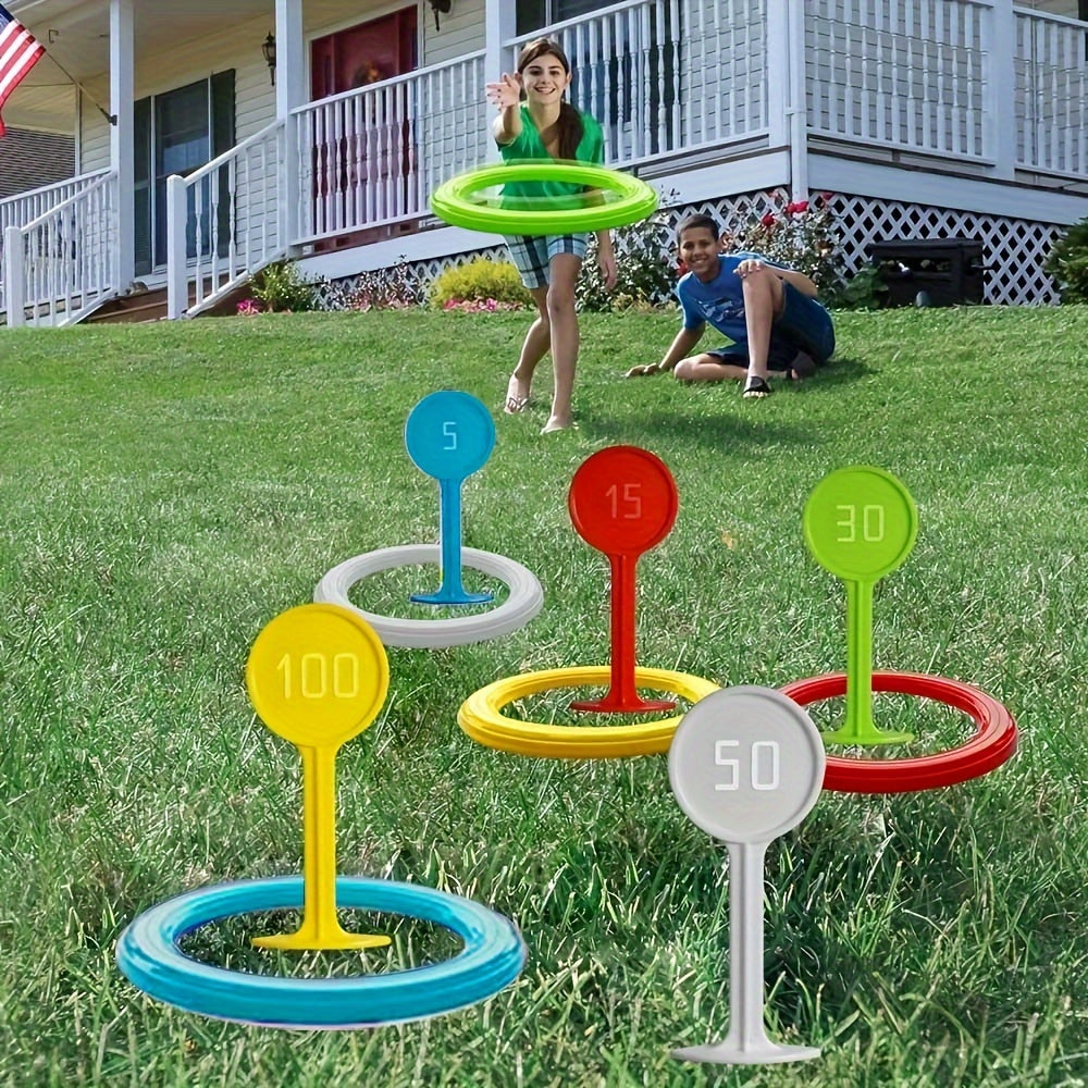 Rainbow Stacking Music Toy Set - Children's Beach Game Equipment