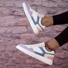Women's Platform Casual Skate Shoes - Non slip Low Outdoor Flats