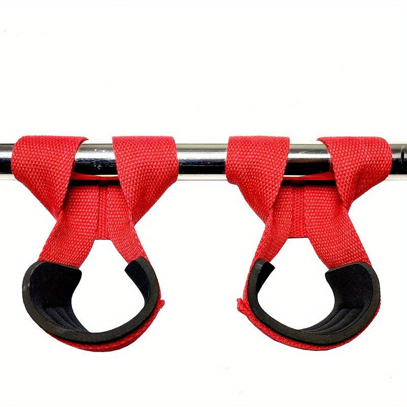 2pcs Non Slip Fitness Wrist Straps Barbell Lifting Wristband