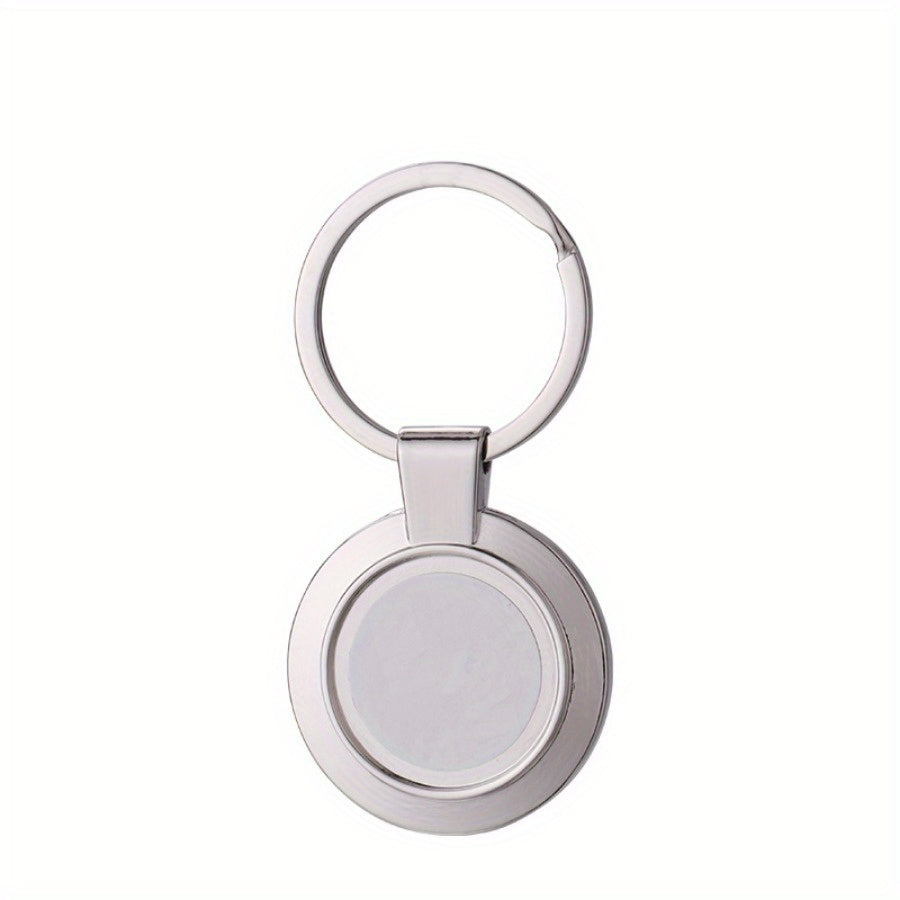 1pc A88 Series Blank Keychain Metal DIY Print Keychain Car Key Ornament