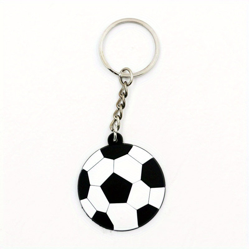 Funny Volleyball Charm Keychain Keyring - Creative Volleyball Football Pendant