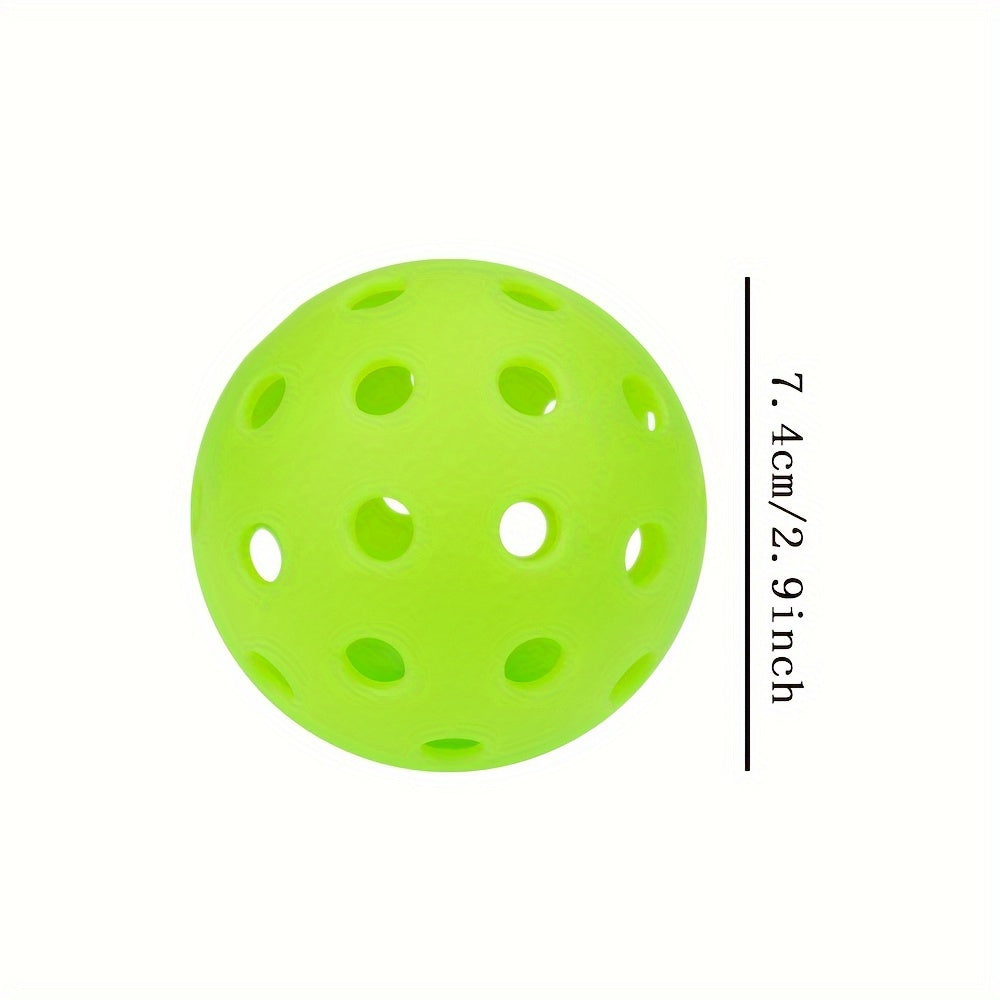 3 Pack 74mm Pickleball Balls for Training