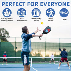 3 Pack 74mm Pickleball Balls for Training