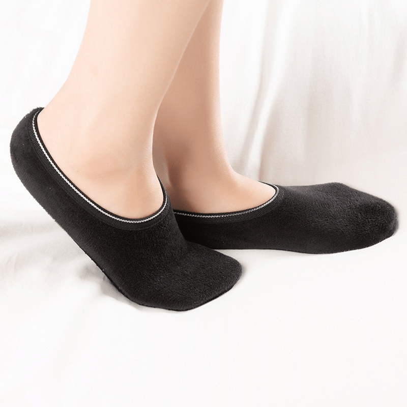 Anti Skid Floor Velvet Socks for Women - Autumn Winter Boat Socks