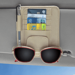 Car Sun Visor Storage Bag Pocket Storage Auto Interior Accessories