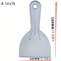 4pcs Grey Putty Scraper 5-16 7-15 Plastic Vaginal Angle Thickened