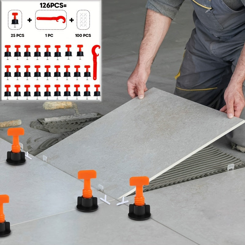 Tile Leveling Tool Cross-shaped Plastic Wall Tile Locator Adjustment Tool