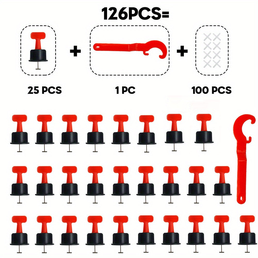 Tile Leveling Tool Cross-shaped Plastic Wall Tile Locator Adjustment Tool