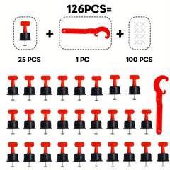 Tile Leveling Tool Cross-shaped Plastic Wall Tile Locator Adjustment Tool