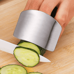 2pcs Stainless Steel Finger Guards For Slicing Kitchen Safety Tools