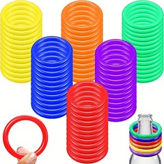25 Toss Ring Plastic Carnival Toy Halloween Christmas Party Favors