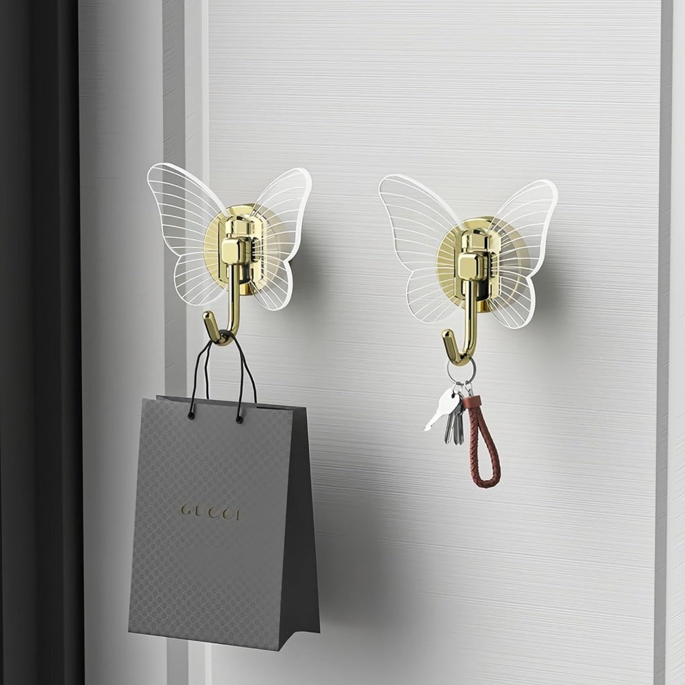 Butterfly Type Adhesive Self Adhesive Hook, 4.54 KG Load Capacity