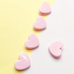 5pcs Pink Heart Clips & Decorative Photo Clips