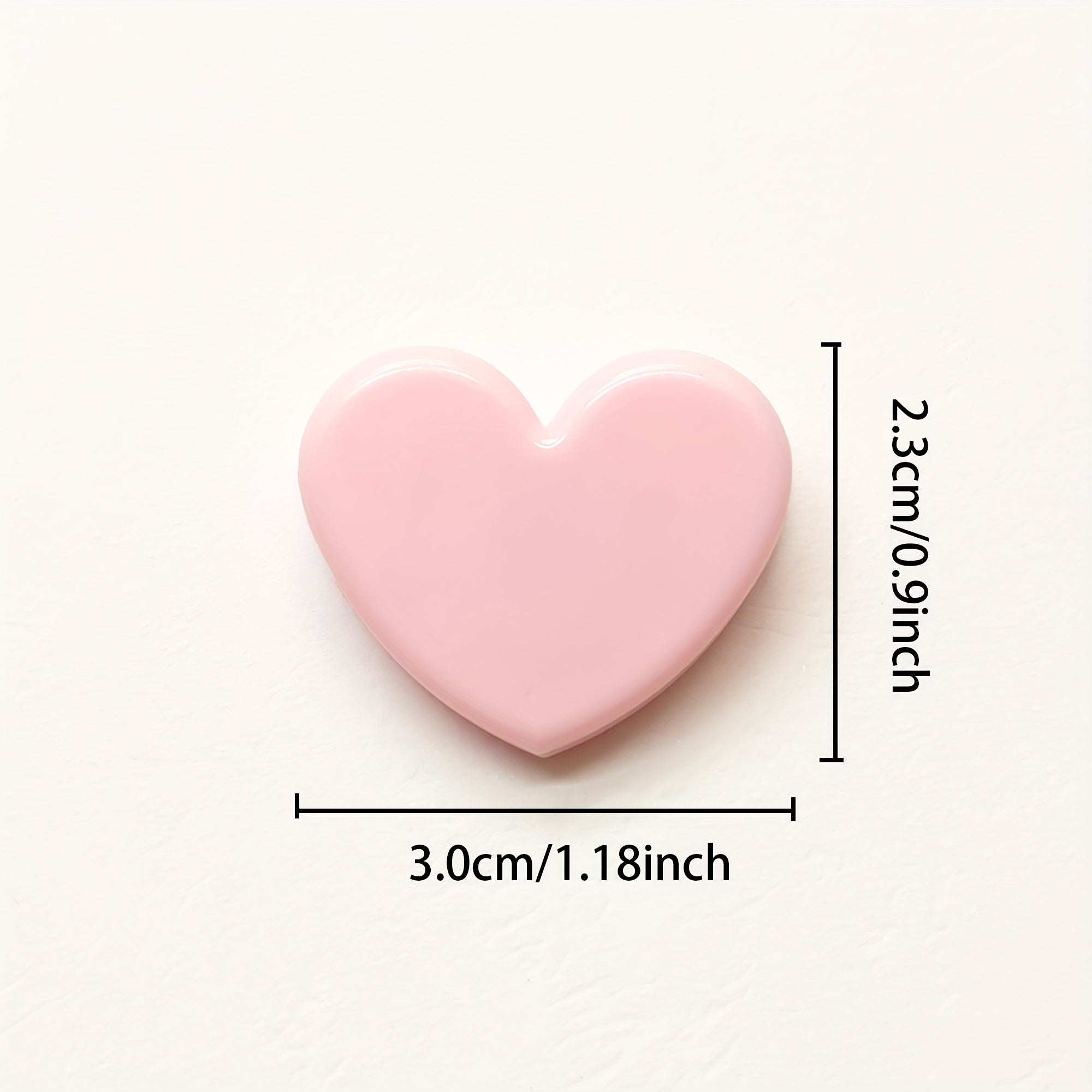 5pcs Pink Heart Clips & Decorative Photo Clips
