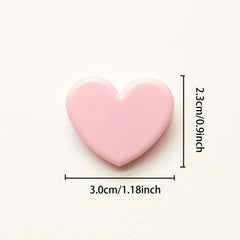 5pcs Pink Heart Clips & Decorative Photo Clips