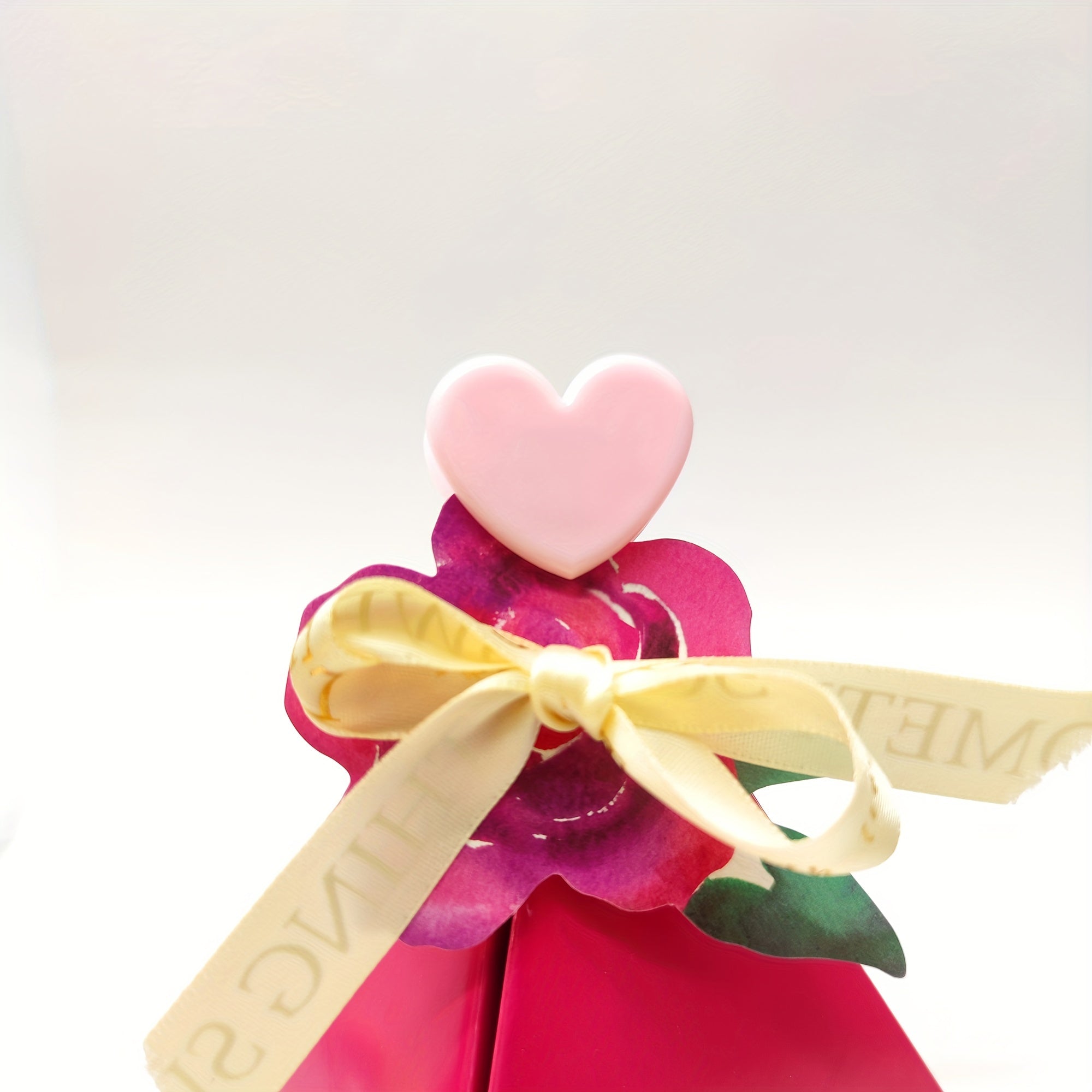5pcs Pink Heart Clips & Decorative Photo Clips