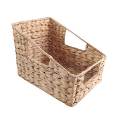 Handwoven Storage Box Natural Materials Office Storage