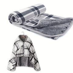 Wearable Blanket Shawl Flannel Office Blanket