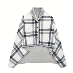 Wearable Blanket Shawl Flannel Office Blanket