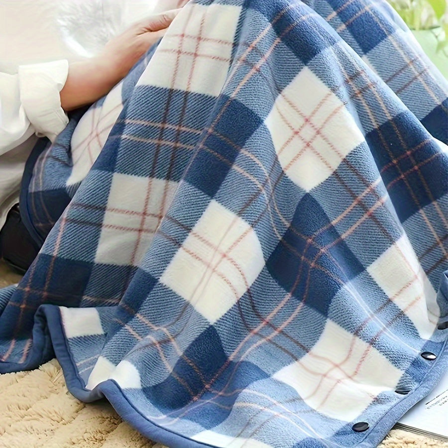 Wearable Blanket Shawl Flannel Office Blanket