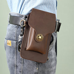 Men's Retro Waist Bag for Outdoor Activities