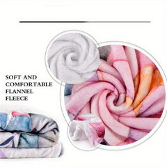 Football Blanket Couch Quilt Cover Travel Bedding Throw Flannel Bedspread