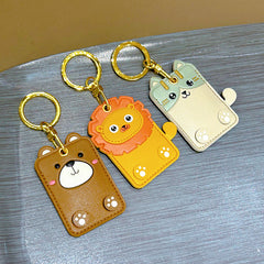 Cat Backpack Pendant Keychain Card Holder