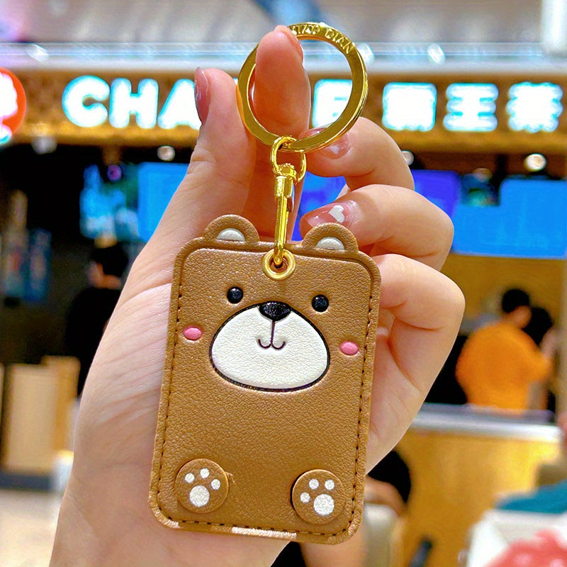 Cat Backpack Pendant Keychain Card Holder