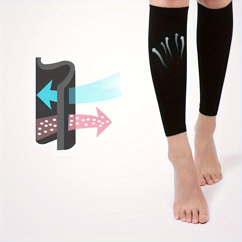 Unisex Compression Knee Pads Open Toe Breathable Foot Socks