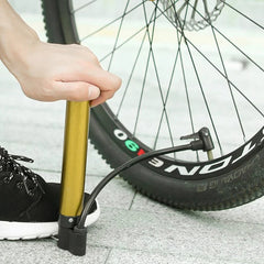 Stainless Steel Bike Pump Hand Air Pump Portable Ball Inflating Pump