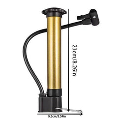 Stainless Steel Bike Pump Hand Air Pump Portable Ball Inflating Pump