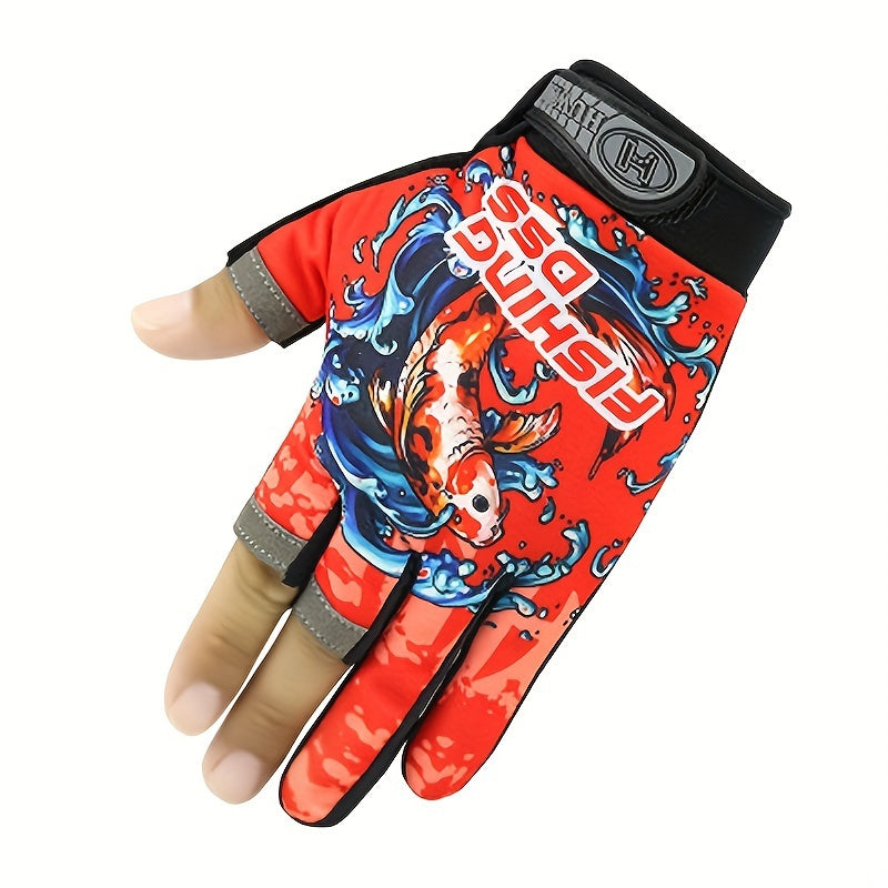 Breathable Fingerless Fishing Gloves for Spring & Summer Fishing