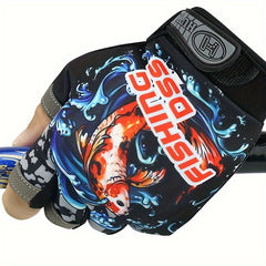 Breathable Fingerless Fishing Gloves for Spring & Summer Fishing