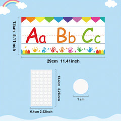 Alphabet & Numbers Wall Decor Set for Classroom & Homeschool
