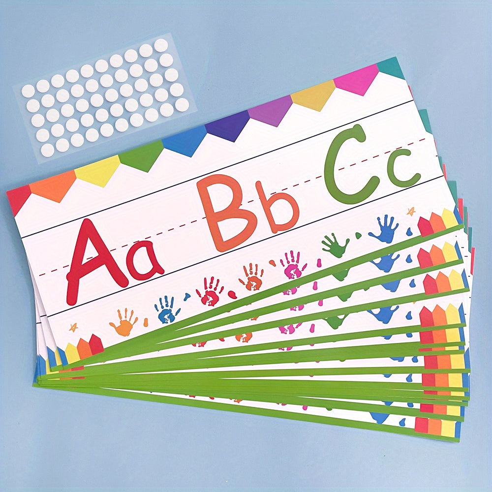 Alphabet & Numbers Wall Decor Set for Classroom & Homeschool