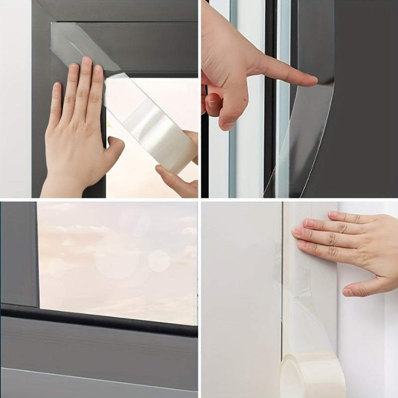 5m Windproof Weather Sealing Tape, Waterproof Gap Seal Window Film