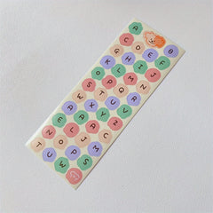 1pc Cartoon Alphabet Stickers DIY Stationery Scrapbooking Decorations