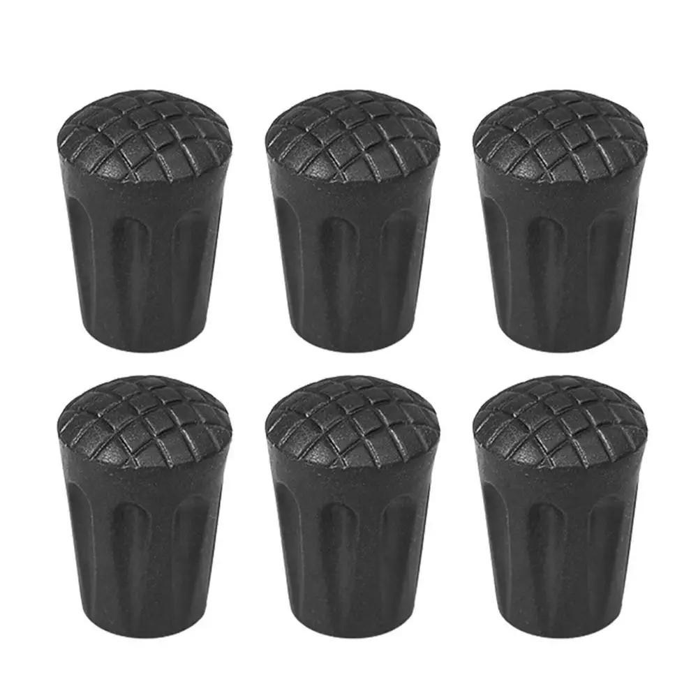 10pcs Anti slip Rubber Cane Tips Protective Tips Hiking Poles Tips